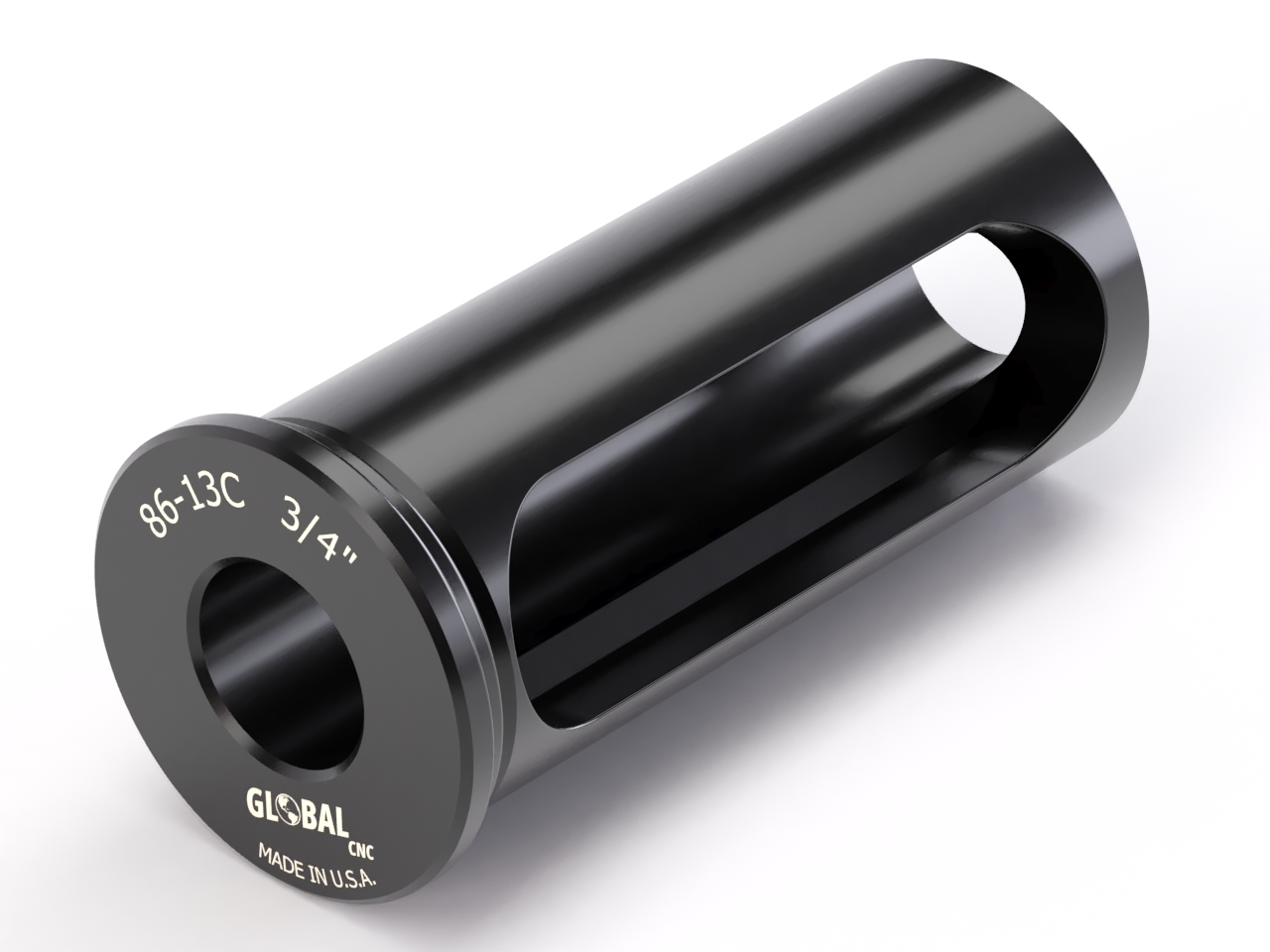 Picture of CNC 86-13C 10.00mm Global CNC Bushing Type C Outside Dia 40.00mm Inside Dia 10.00mm Length Under Head 3-3/8